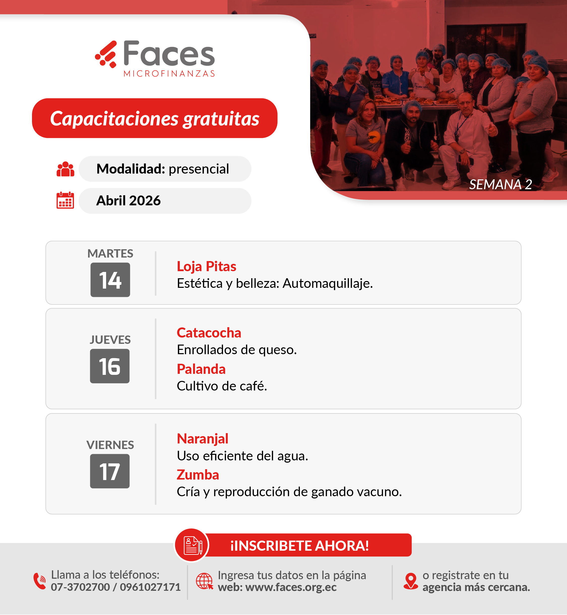 Capacitaciones abril S2